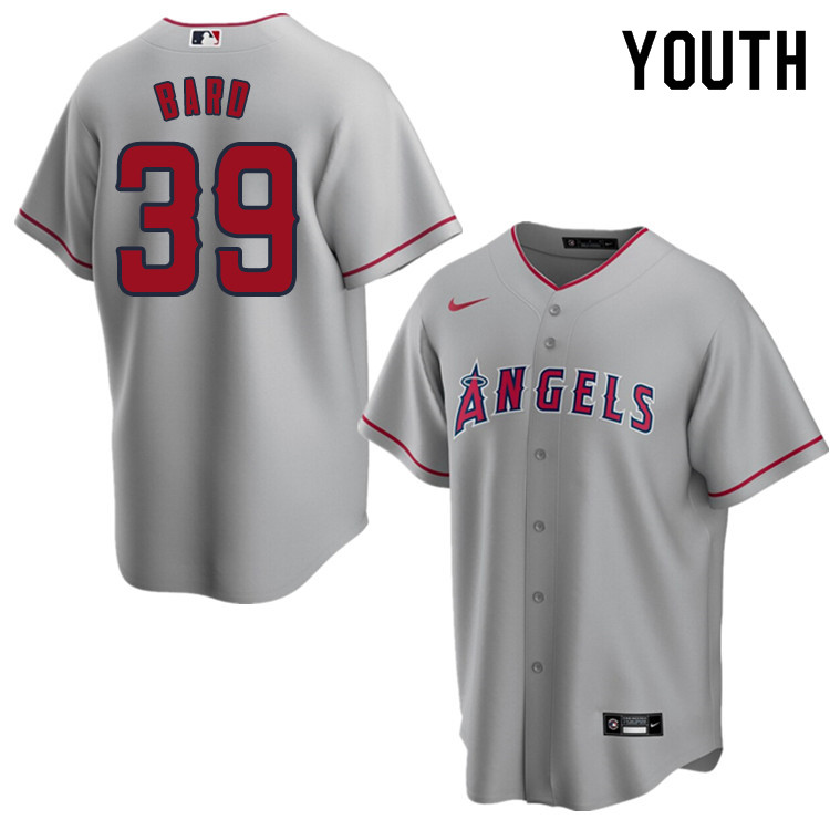 Nike Youth #39 Luke Bard Los Angeles Angels Baseball Jerseys Sale-Gray